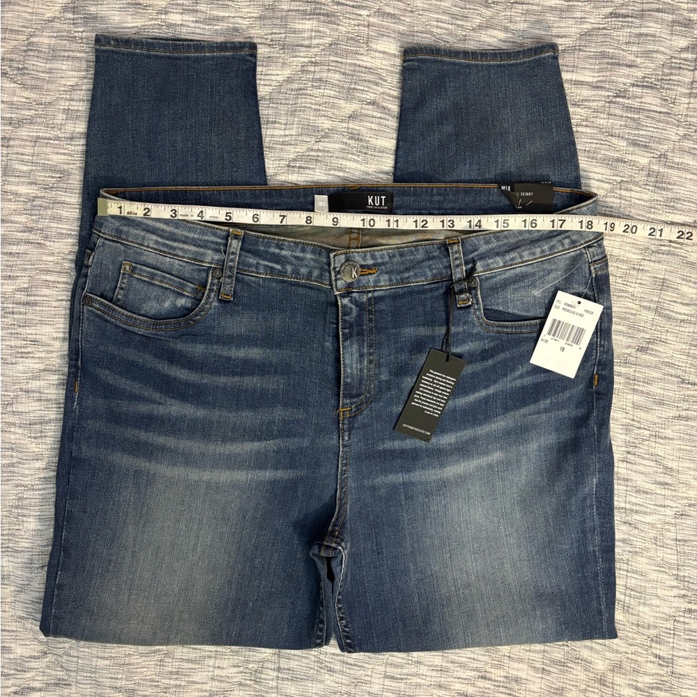 KUT From The Kloth Mia Toothpick Skinny Jeans Sz 18 NWT | KUT Women Skinny Jean- - Picture 7 of 10
